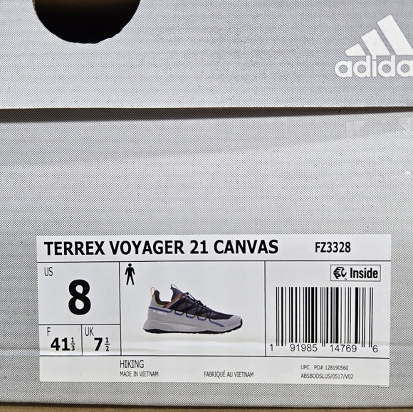 Adidas Men\'s Terrex Voyager 21 Black Grey FZ3328 Trail Running Shoes Size 8 New main image 5